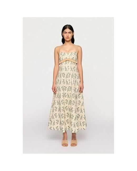 Clea Metallic Salvador Midi Swing Dress