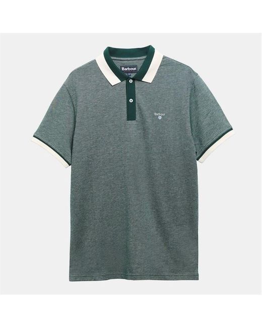 Barbour Green Helwith Polo Shirt for men