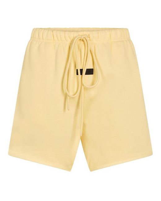 Fear Of God Yellow Fleece Jogger Shorts for men