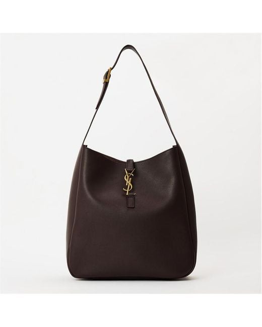 Saint Laurent Black Large Hobo Bags