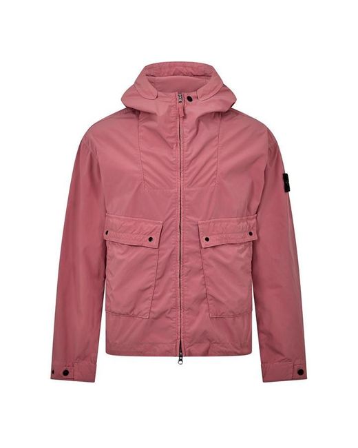 Stone Island Red Parka for men