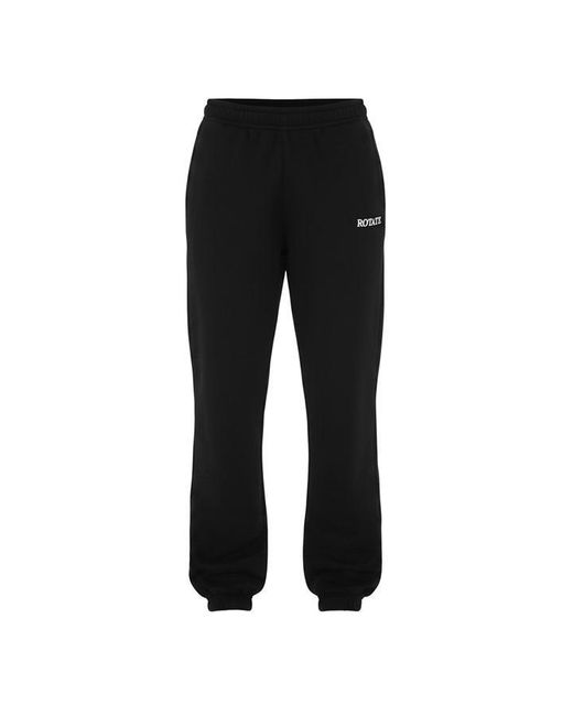 ROTATE SUNDAY Black Logo Sweatpants