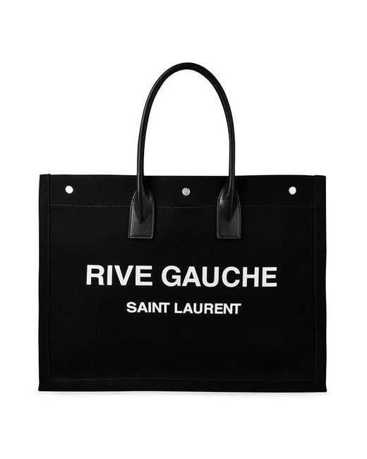 Saint Laurent Black Saint Gauche Tote Sn44 for men