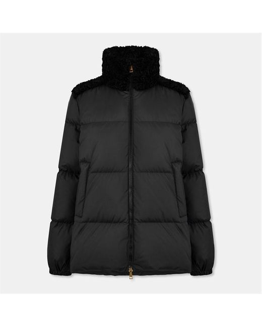 Moncler Black Esnaie Quilted Medium Puffer Jacket