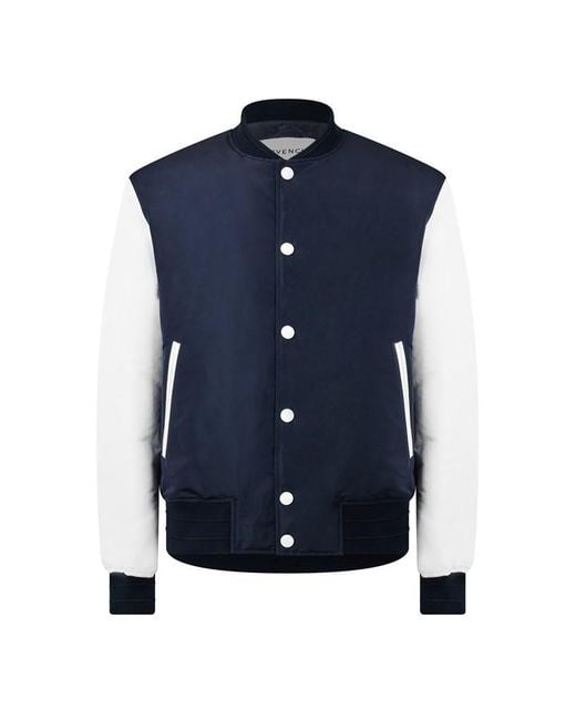 Givenchy Blue Giv Varsity Jkt Sn63 for men