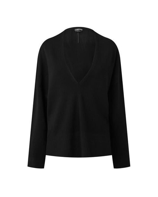 Tom Ford Black Tf Merino Viscose Ju Ld64