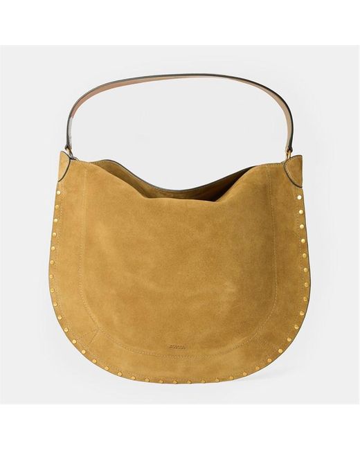 Isabel Marant Brown Oskan Soft Hobo Bag