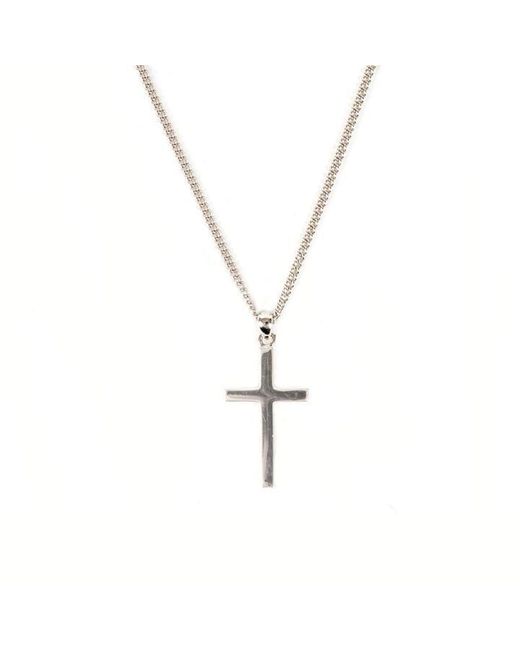 Serge Denimes Metallic Cross Necklace for men