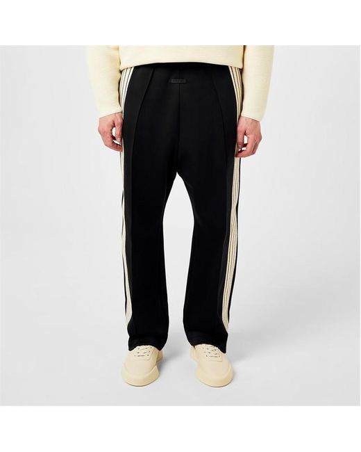 Fear Of God Black Side Stripe Trousers for men