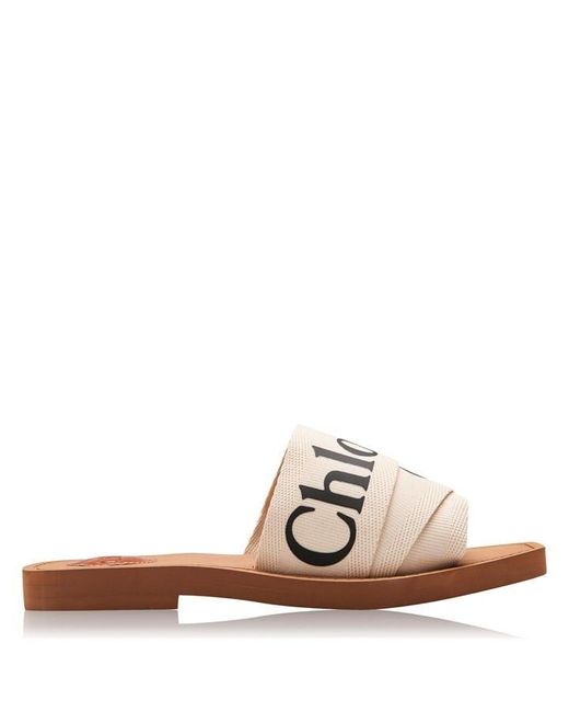 Chloé Natural Woody Flat Mule