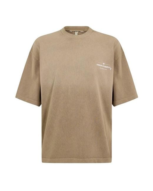 The Couture Club Natural Oversized T-Shirt for men
