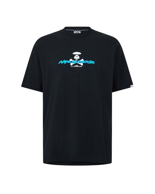 Aape Black Bone Unvs Tee Sn63 for men