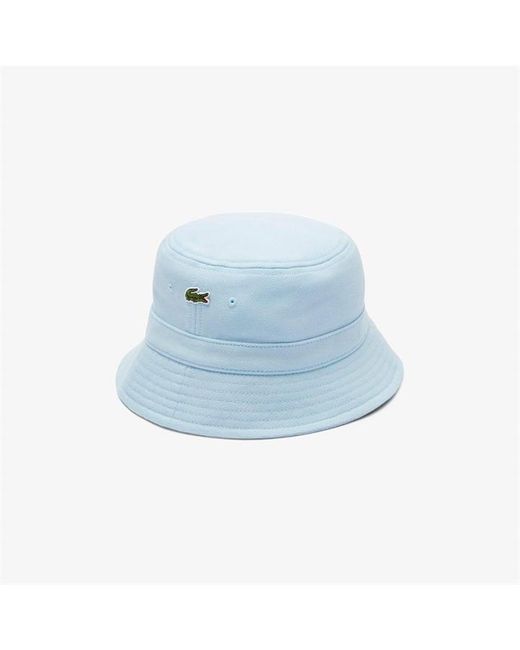 Lacoste Blue Piqué Bucket Hat