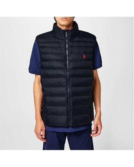 Polo Ralph Lauren Blue Terra Gilet for men