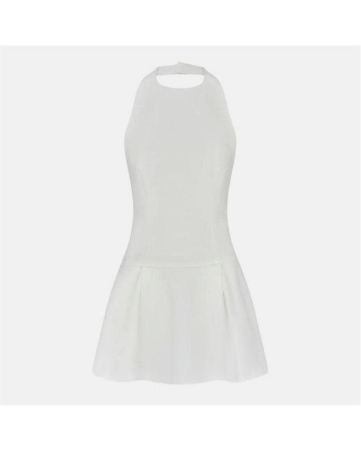 Odd Muse White The Ultimate Muse Dropped Hem Mini Dress