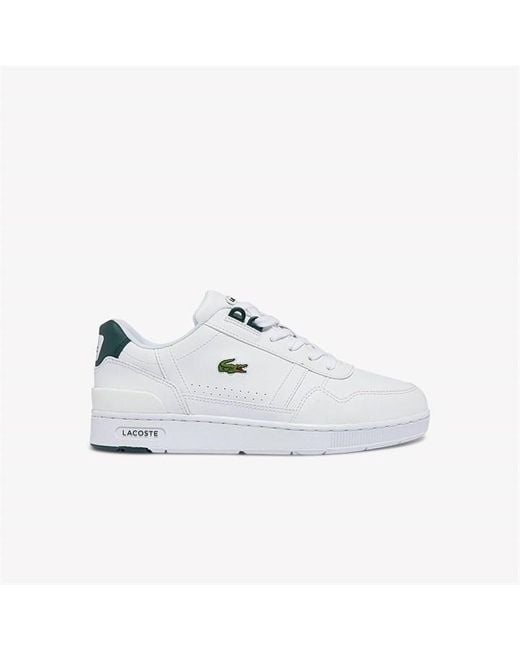 Lacoste White T-Clip Junior Trainers for men