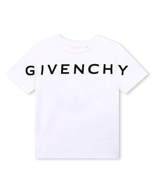 Givenchy White Giv Star Back Ts for men