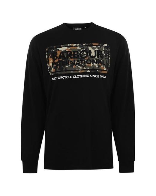 mens barbour long sleeve t shirt