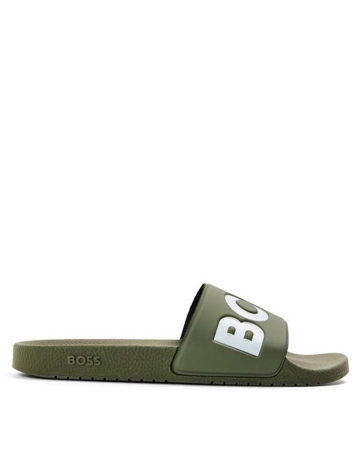 Boss Black Comfy Slider Sandals With Logo Detail (Aryeh) for men