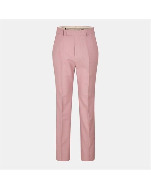 Gucci Pink Straight Leg Trousers for men
