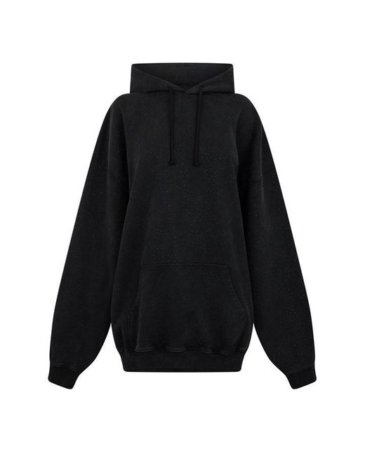 Vetements Black Crystal Hoodie