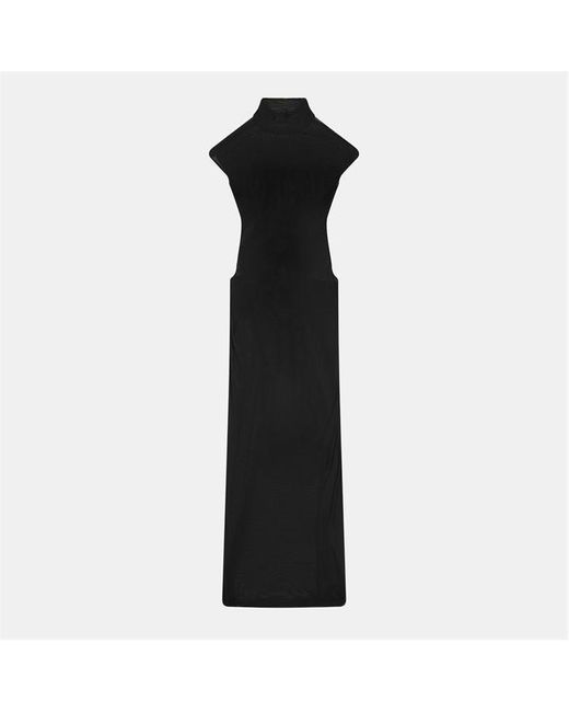 Jean Paul Gaultier Black Floor Length Maxi Dress