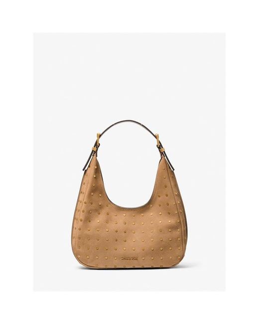 MICHAEL Michael Kors Brown Nolita Leather Hobo Bag