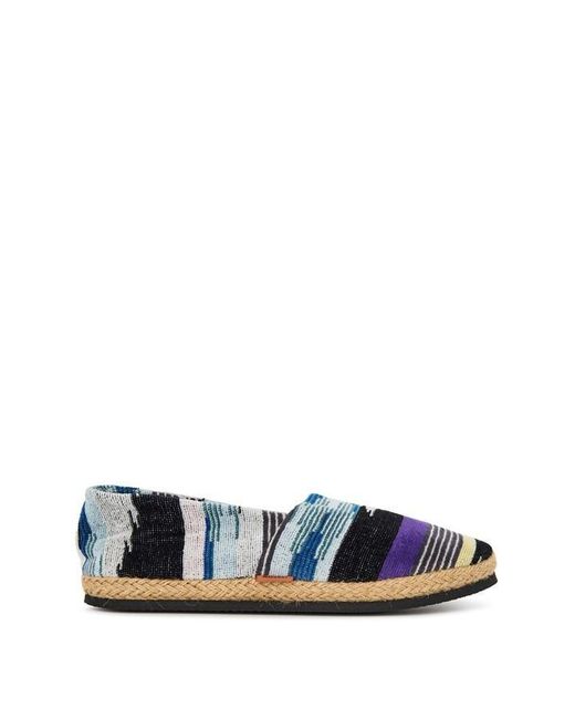 Missoni Blue Adults Clint Colourblock Espadrilles