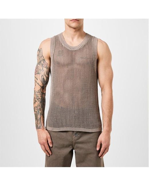 Represent Pink Knitted Vest for men