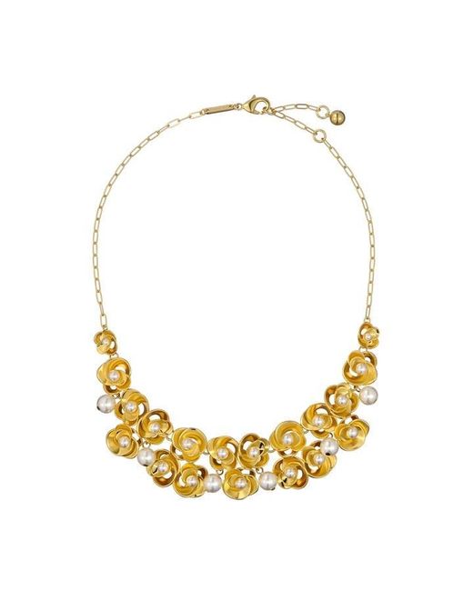 Ted Baker Metallic Flores Statement Necklace