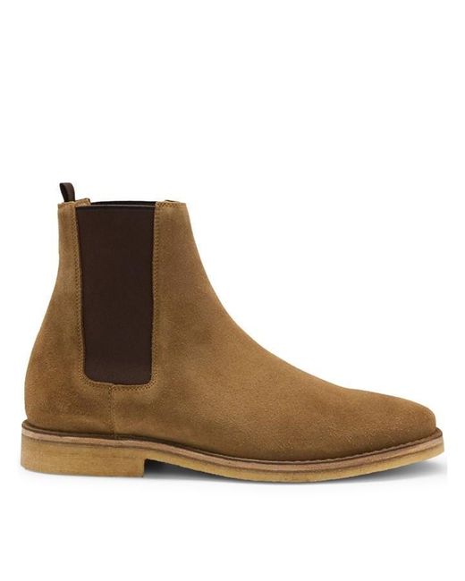 Boss Brown X Beckham Chelsea Boots for men