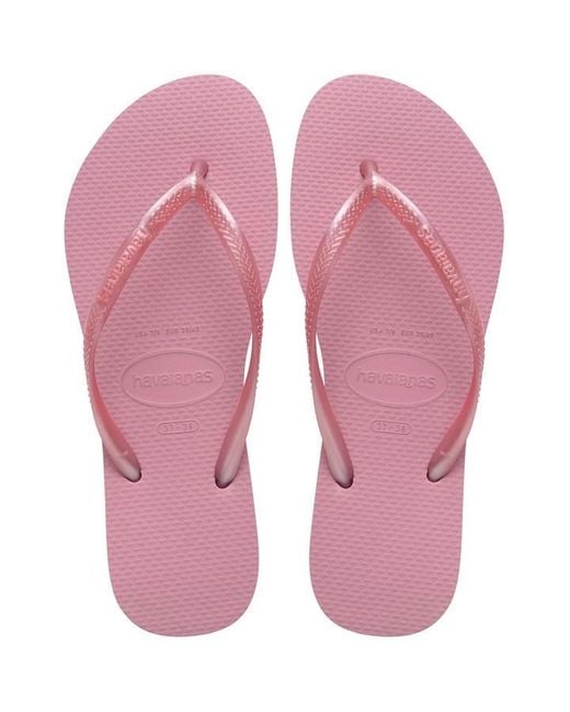 Havaianas Pink Slim Flip Flops