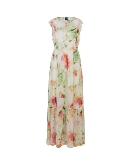 Boss Metallic Dacrina Maxi Dress