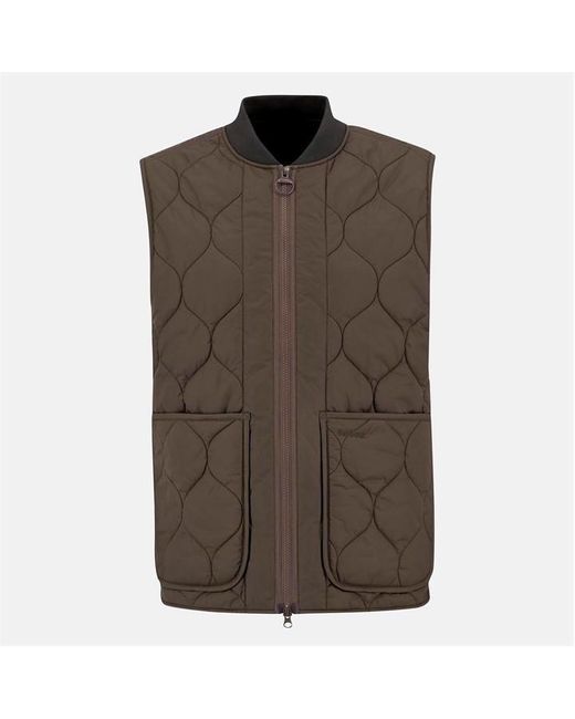 Barbour Brown Re-Engineered Utility Liddesdale Gilet for men