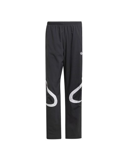 Adidas Originals Gray Teamgeist Tp Open Hem Woven Tracksuit Joggers for men