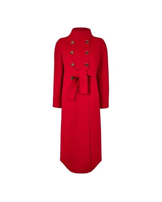 Valentino Red Duster Cashmere Coat