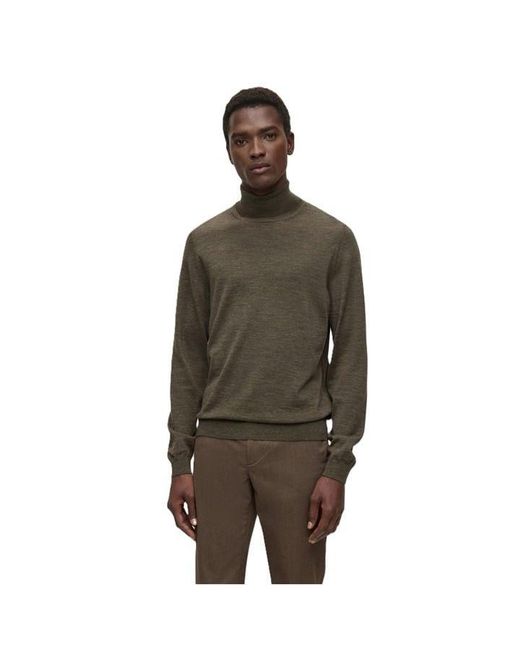Boss Brown Musso P Crew Sweatshirt for men