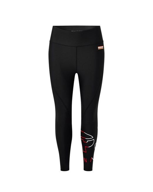 P.E Nation Black Logo Performance Tights