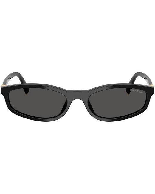 Miu Miu Gray Cat-Eye Sunglasses