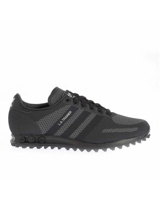 Adidas Originals Black La Woven Trainers for men