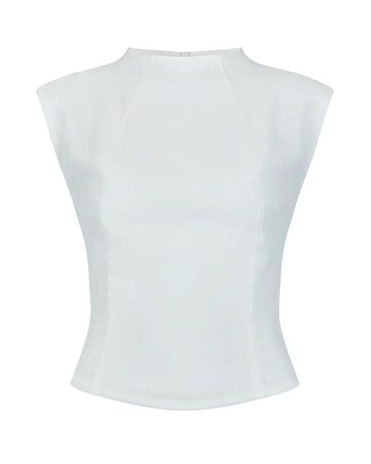 Odd Muse White The Ultimate Muse Sleeveless Top