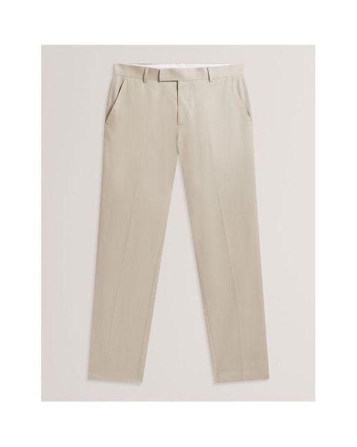 Ted Baker Natural Slim Fit Trousers for men
