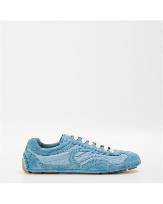 Prada Blue Monte Carlo Low-Top Trainers