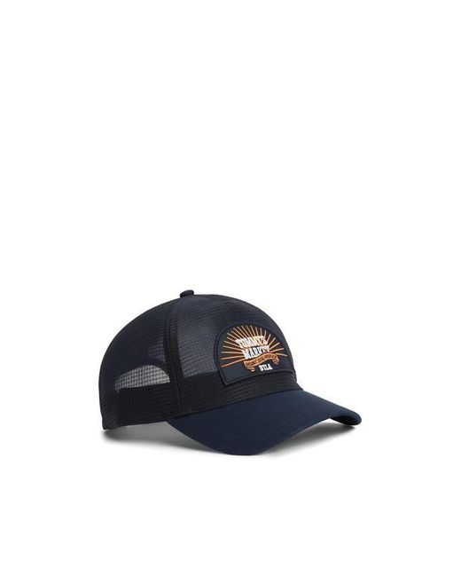 Tommy Hilfiger Blue Varsity Trucker Cap