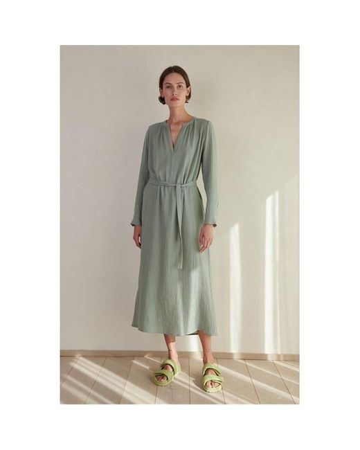 Velvet By Graham & Spencer Gray Gauze Shift Dress