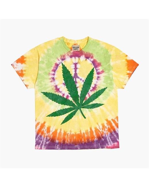 GALLERY DEPT. Multicolor Gallery Weed T-Shirt for men