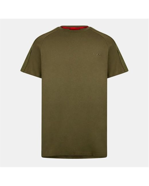 HUGO Green Sporty Tape T Shirt for men