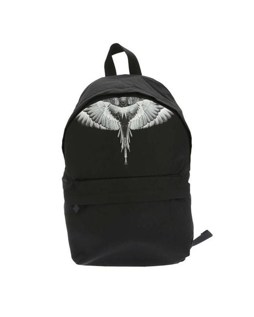 Marcelo Burlon Black Icon Wings Backpack for men