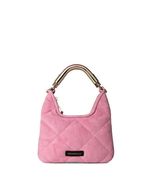 Emporio Armani Pink Emporio Handle Bag S