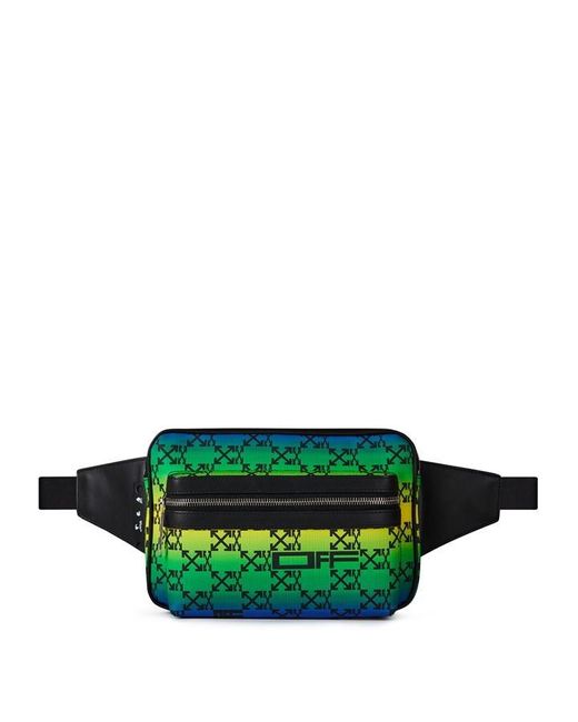 Off-White c/o Virgil Abloh Green Monogram Bum Bag for men